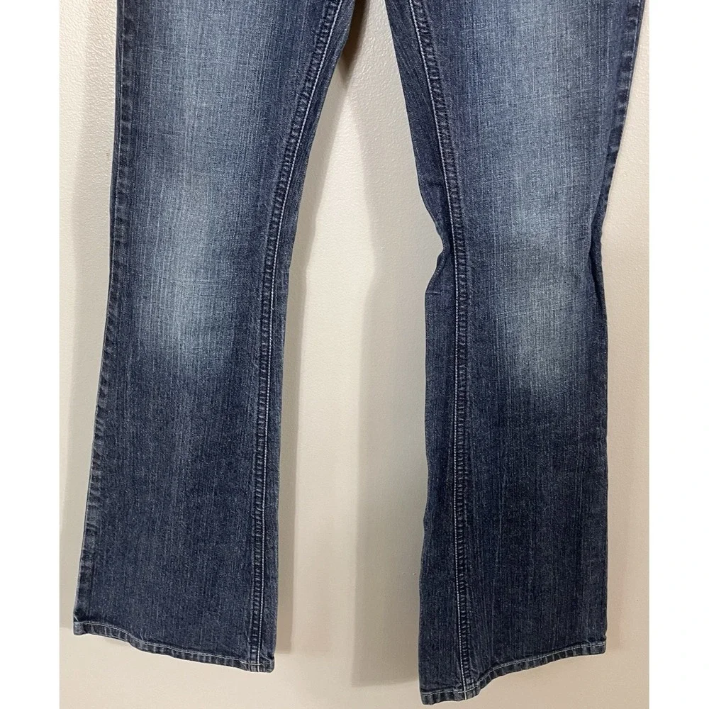Vintage Guess Riviera‎ Flare Women's size 29 Dark Wash Blue Denim jeans Y2K